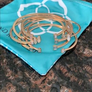 Kendra Scott Rose Gold Kinsley Bracelet Set